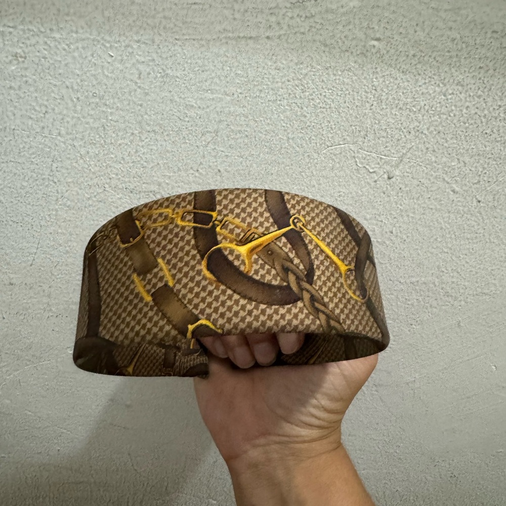 Lauren Ralph Lauren Tan Patterned Headband - Picture 2 of 3
